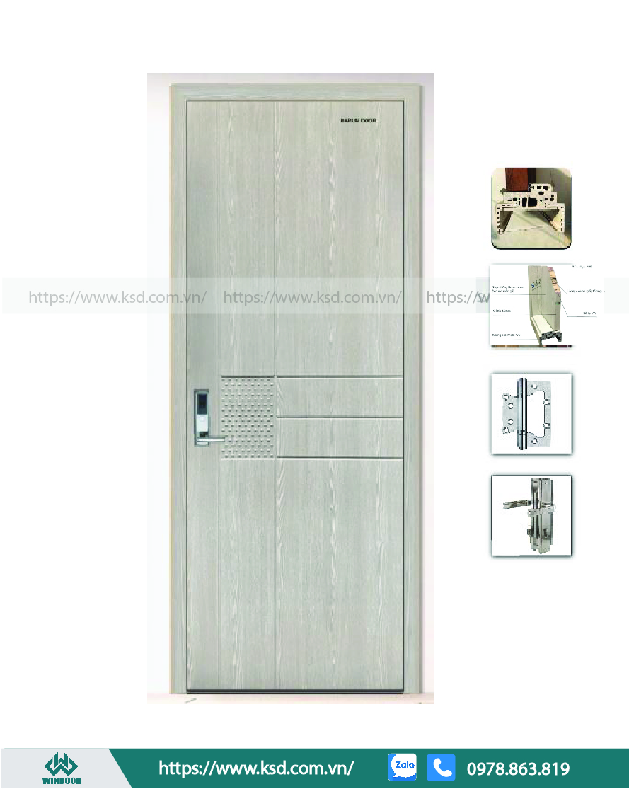 Cửa nhựa ABS Hàn Quốc ATB106
